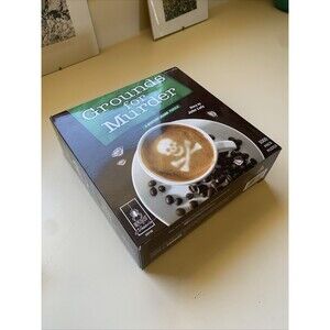 NEW Grounds for Murder Classic Mystery Jigsaw Puzzle 1000Pc Bepuzzled-New In Box
